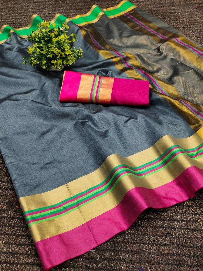 Jackpot 01 Fancy Designer Ethnic Wear Soft Silk Saree Collection